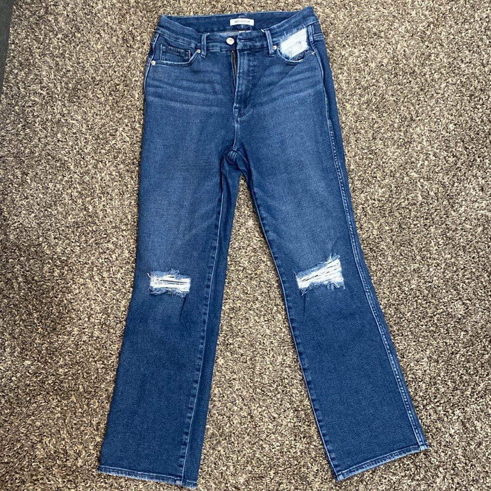 Good American straight leg jeans